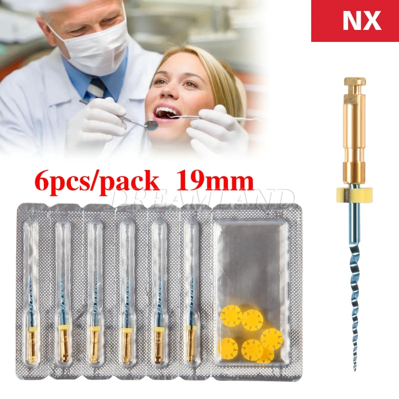 Dental Heat Activated NiTi Files Rotary Engine File Endo Motor Root Treatment 25mm