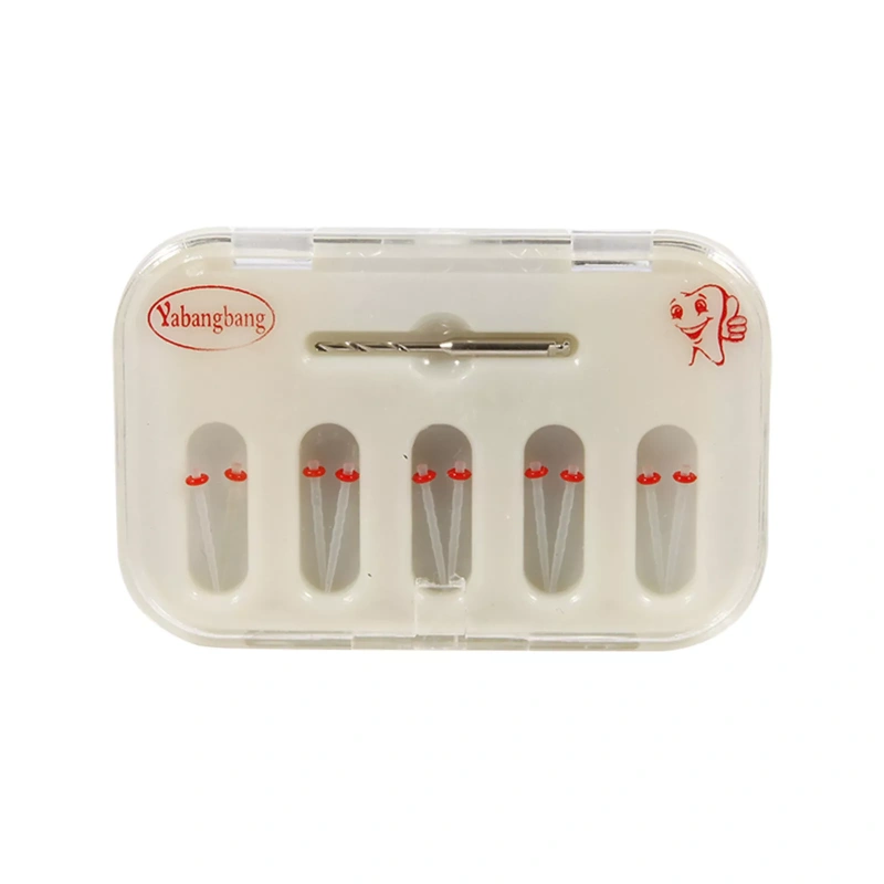 one pack Dental Fiber Post Resin Post Screw Thread Quartz & Drill Kit 1.2 1.4 1.6 1.8