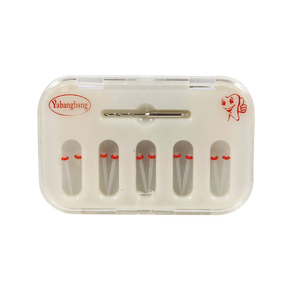 one pack Dental Fiber Post Resin Post Screw Thread Quartz & Drill Kit 1.2 1.4 1.6 1.8