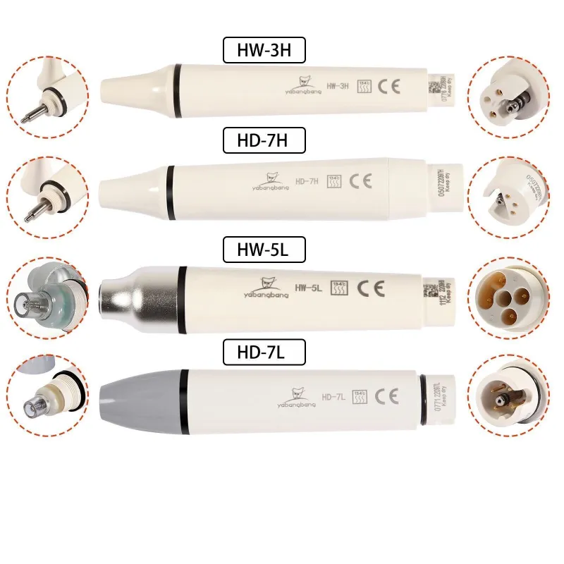YABANGBANG Dental Ultrasonic Scaler Handpiece LED/NON-LED Fit EMS Woodpecjer/ DTE SATELEC