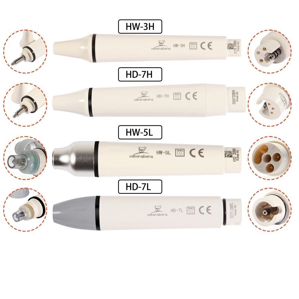 YABANGBANG Dental Ultrasonic Scaler Handpiece LED/NON-LED Fit EMS Woodpecjer/ DTE SATELEC