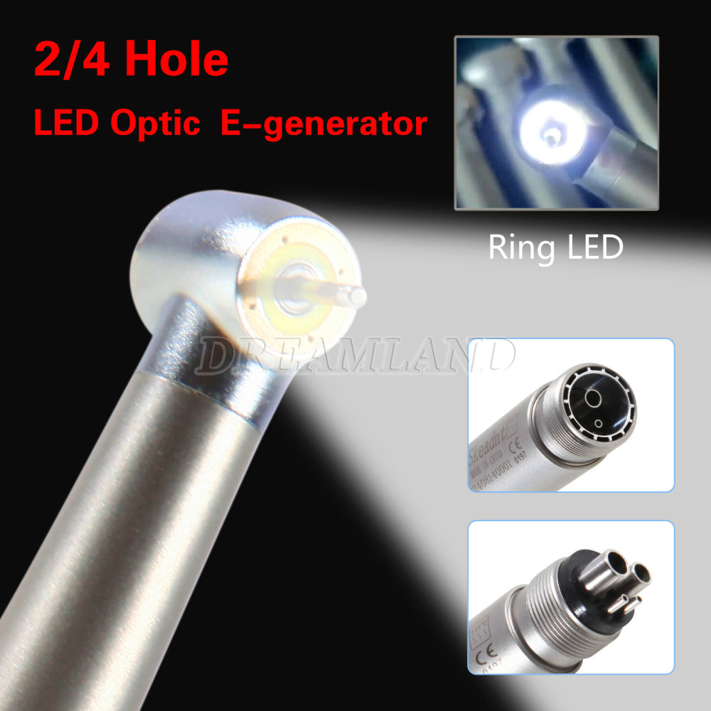Dental E-generator Shadowless Ring LED  High Speed Handpiece 2/4 Hole