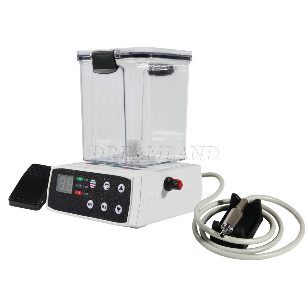 LED Dental Brushless Electric Micro Motor & Water Tank only for Lab Practice