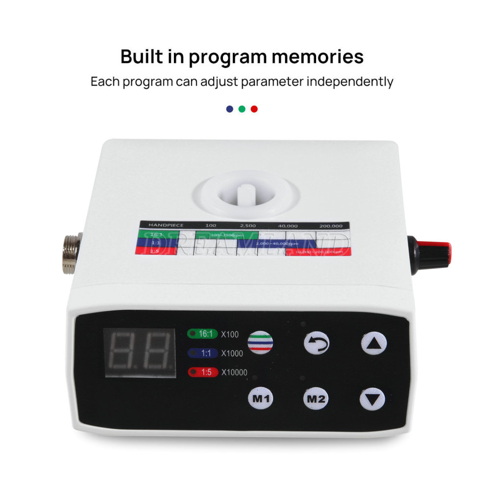 LED Dental Brushless Electric Micro Motor & Water Tank only for Lab Practice