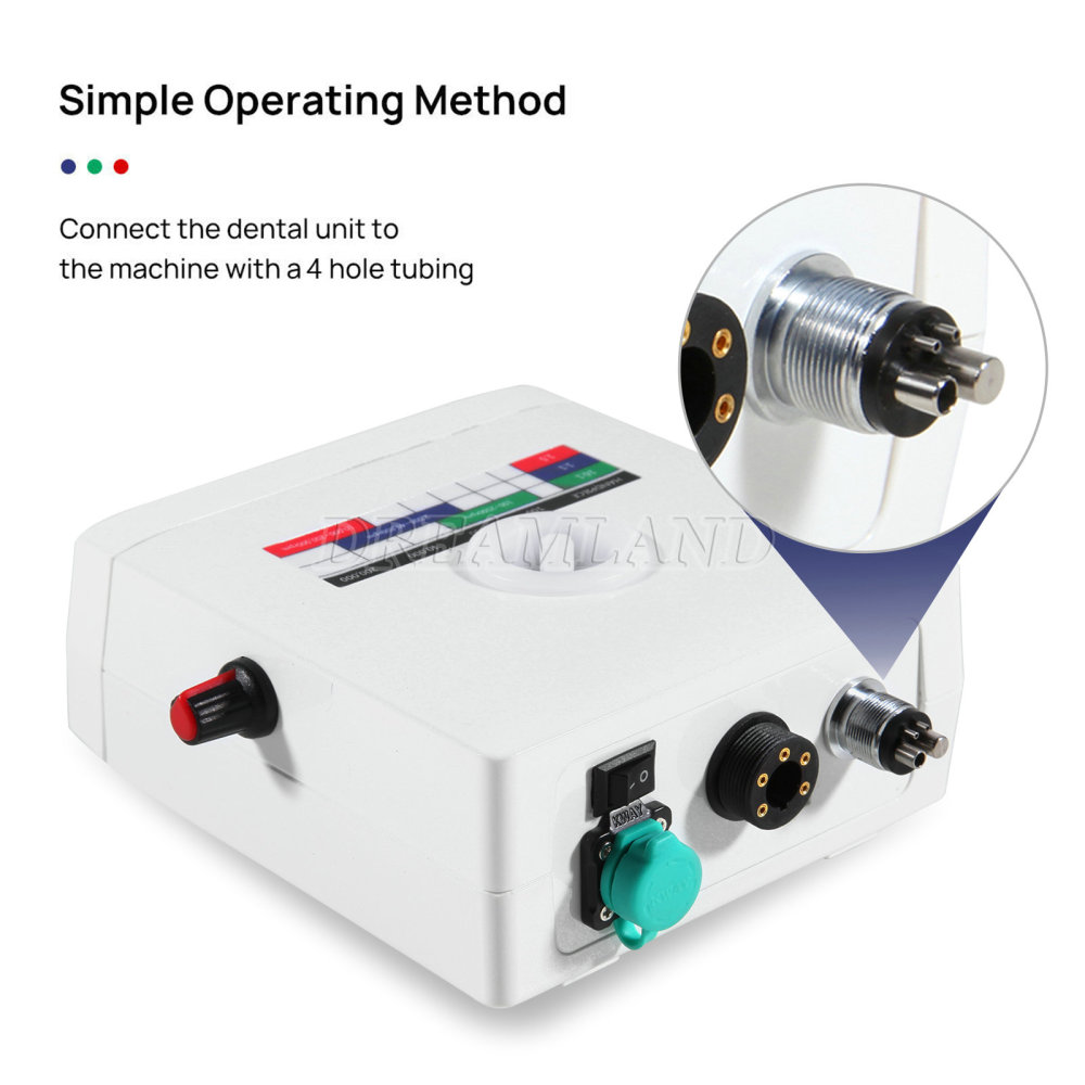 LED Dental Brushless Electric Micro Motor & Water Tank only for Lab Practice