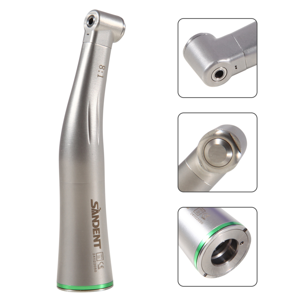 NSK Style Dental 8:1 Endo Handpiece Mini Head Fiber Optic /Non-fiber optic