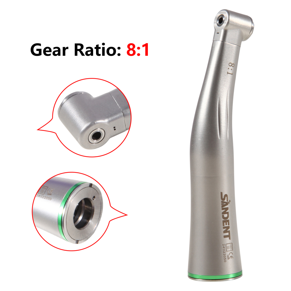 NSK Style Dental 8:1 Endo Handpiece Mini Head Fiber Optic /Non-fiber optic