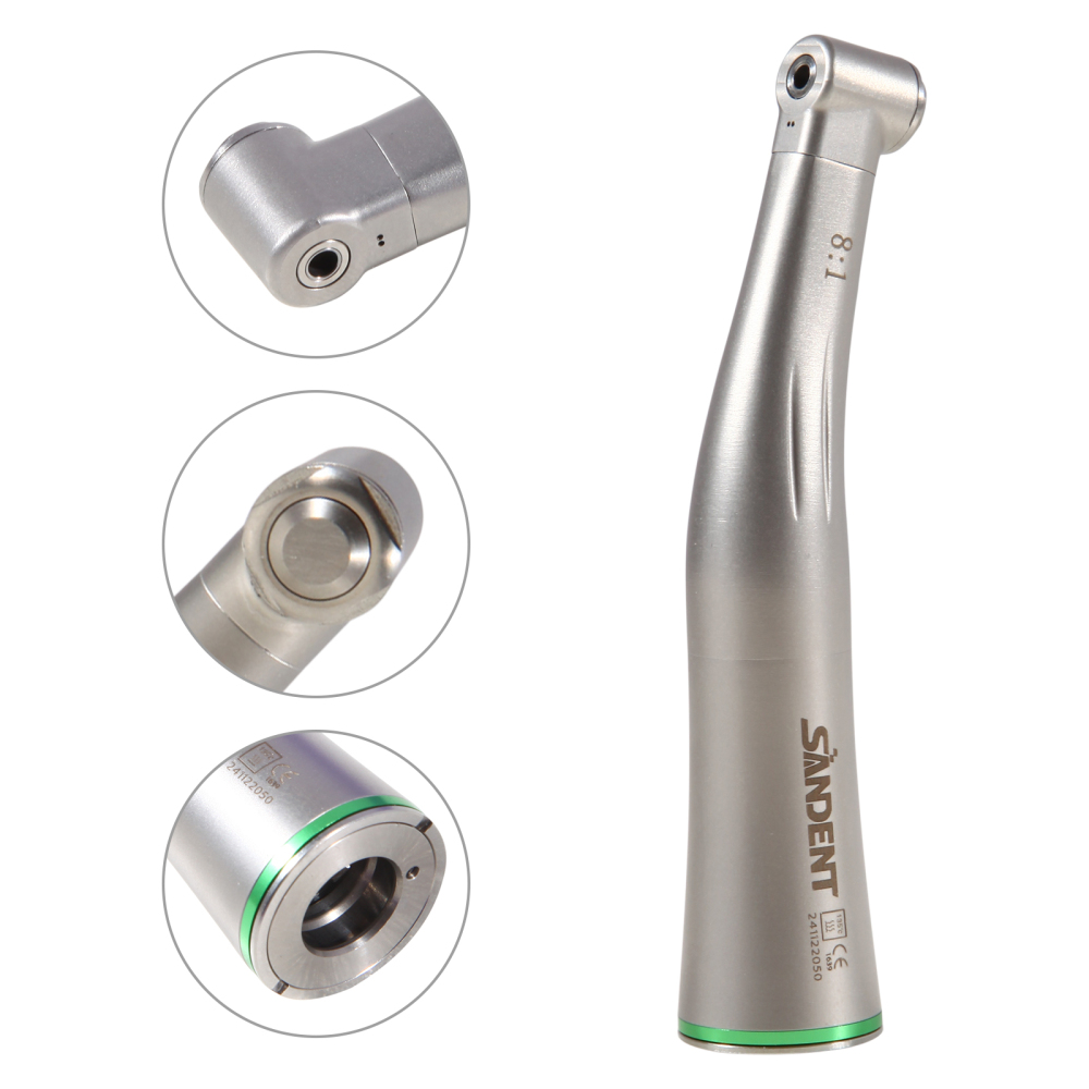NSK Style Dental 8:1 Endo Handpiece Mini Head Fiber Optic /Non-fiber optic