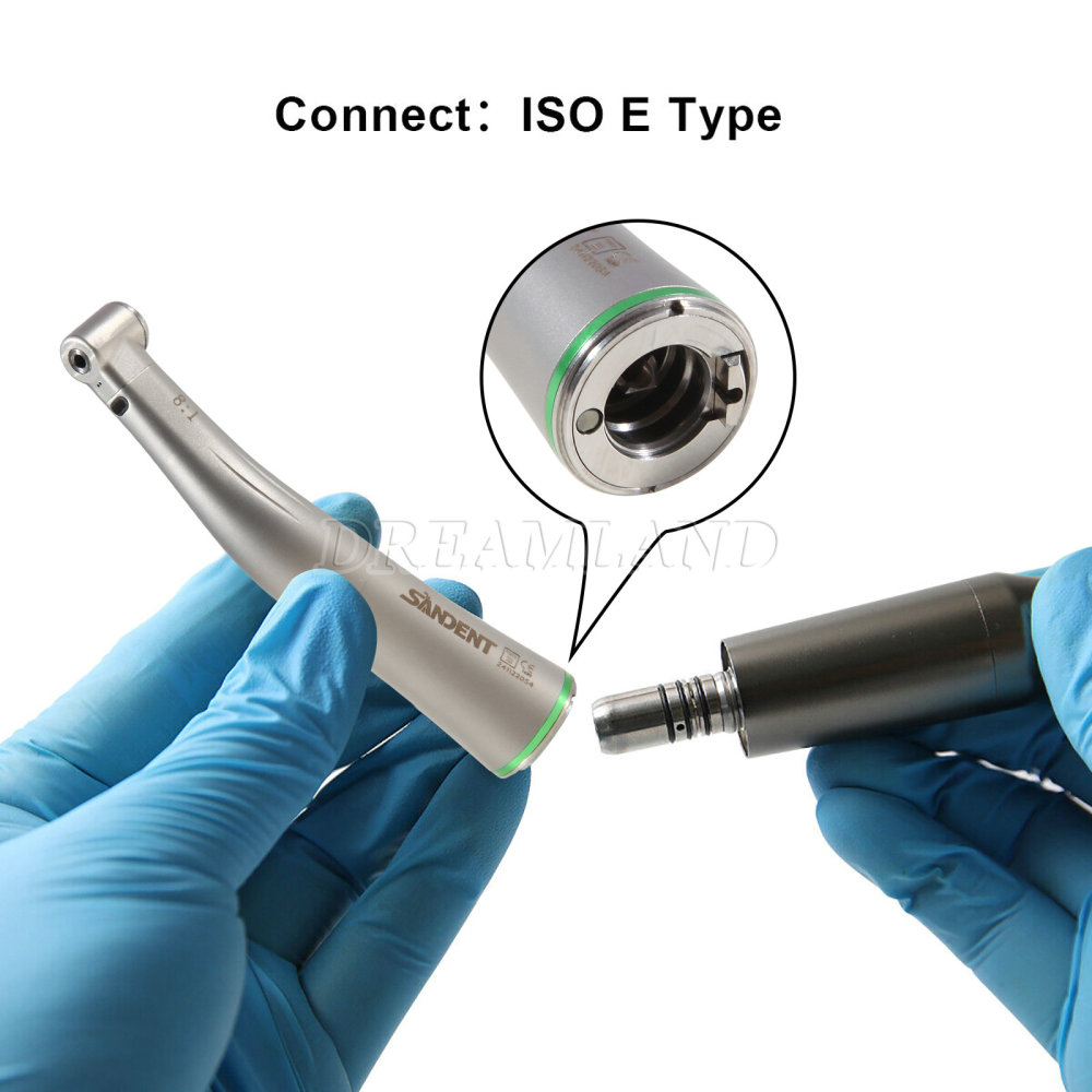 NSK Style Dental 8:1 Endo Handpiece Mini Head Fiber Optic /Non-fiber optic