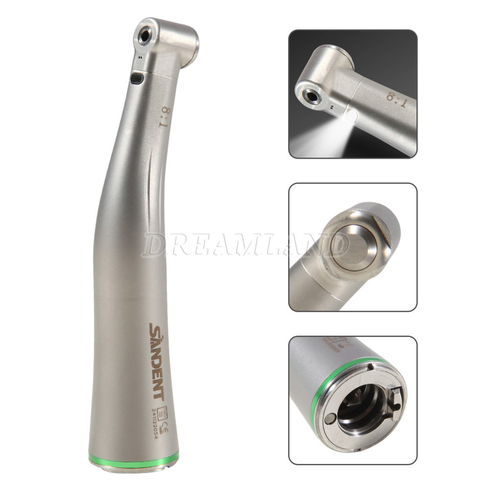 NSK Style Dental 8:1 Endo Handpiece Mini Head Fiber Optic /Non-fiber optic