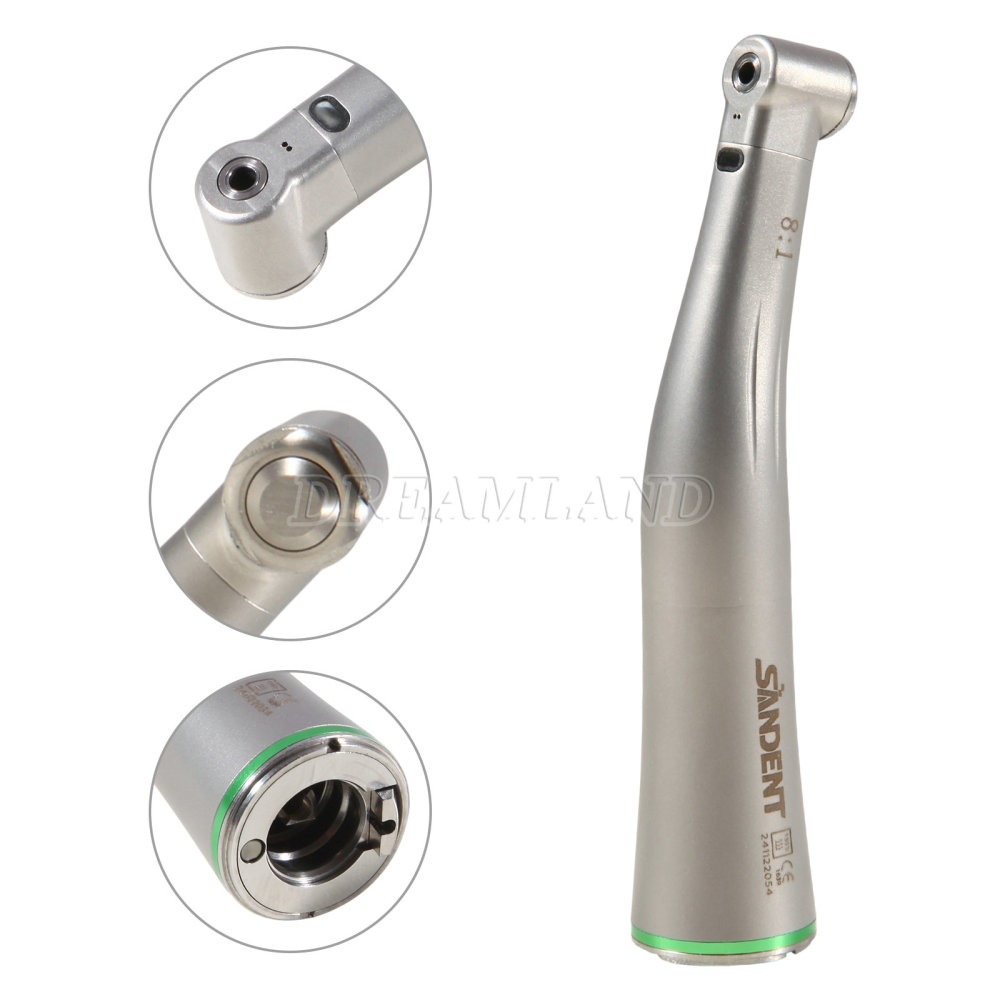 NSK Style Dental 8:1 Endo Handpiece Mini Head Fiber Optic /Non-fiber optic