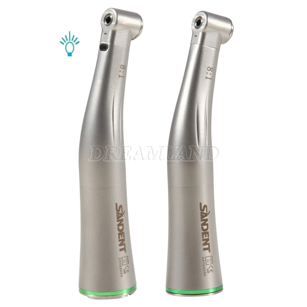 NSK Style Dental 8:1 Endo Handpiece Mini Head Fiber Optic /Non-fiber optic