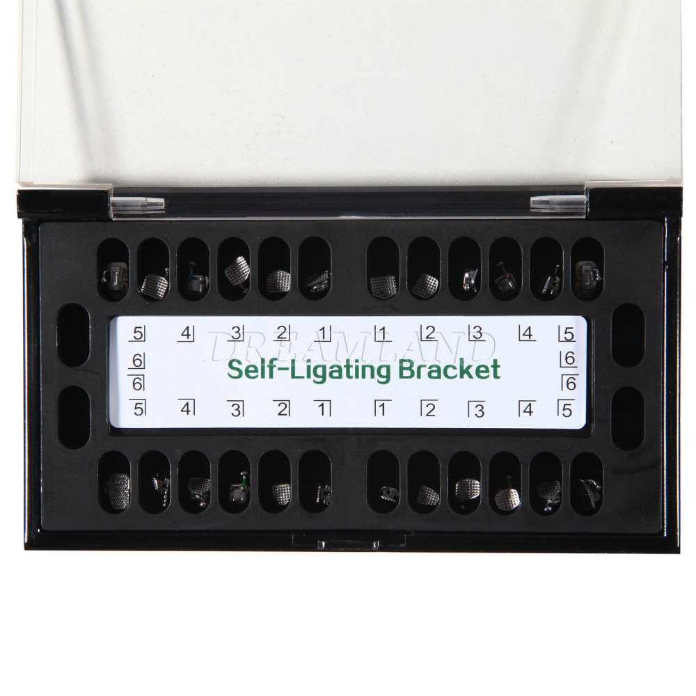 SANDENT Dental Orthodontic Self-Ligating Brackets Braces Mini Roth 022 345