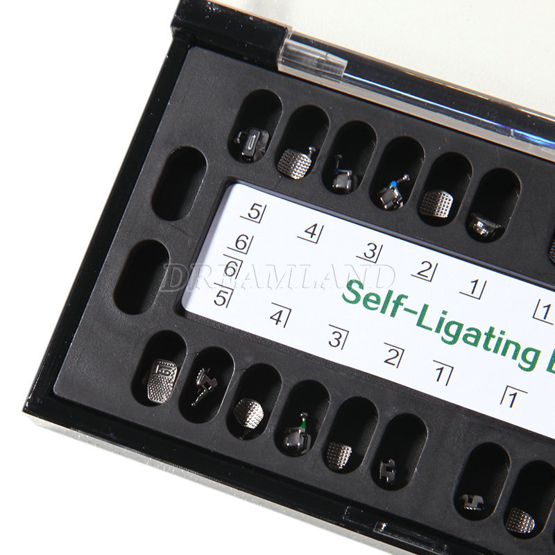 SANDENT Dental Orthodontic Self-Ligating Brackets Braces Mini Roth 022 345