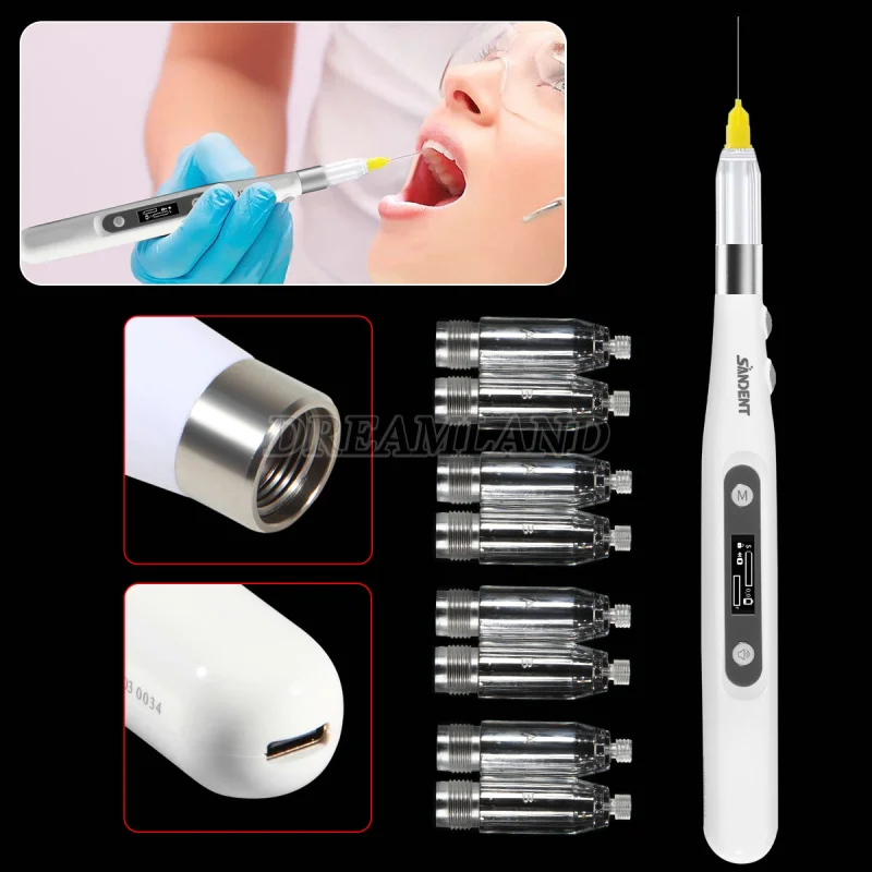 Woodpecker Style Dental Painless Oral Local Anesthesia Injection Device Pen