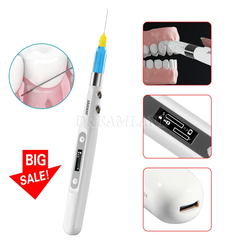 Woodpecker Style Dental Painless Oral Local Anesthesia Injection Device Pen