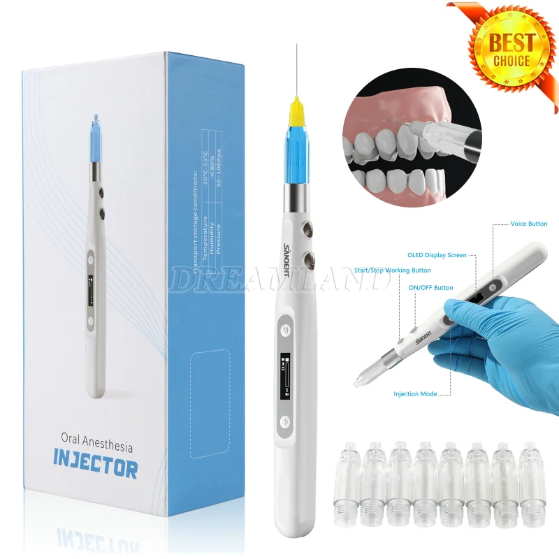 Woodpecker Style Dental Painless Oral Local Anesthesia Injection Device Pen