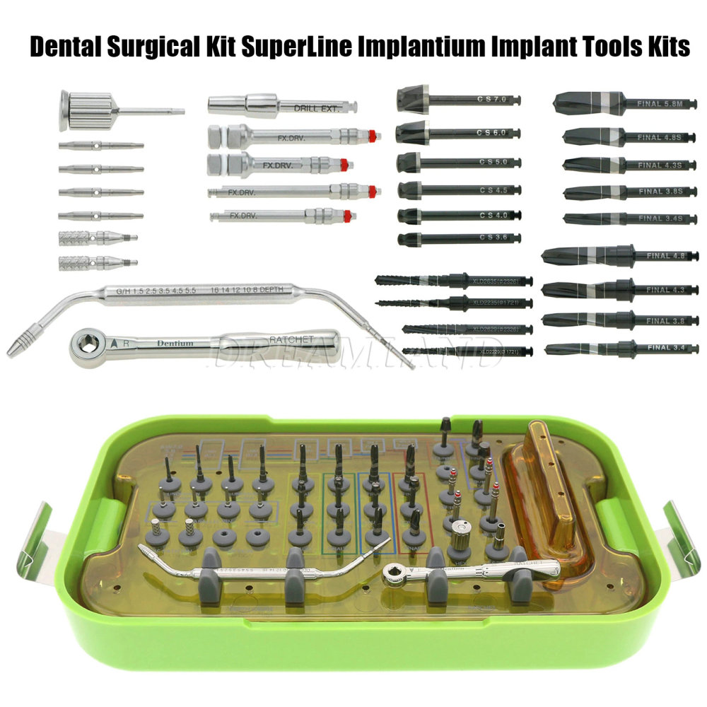 CAS Sinus Lift Implant Advanced Super Line Implantium Surgical Kit Drill
