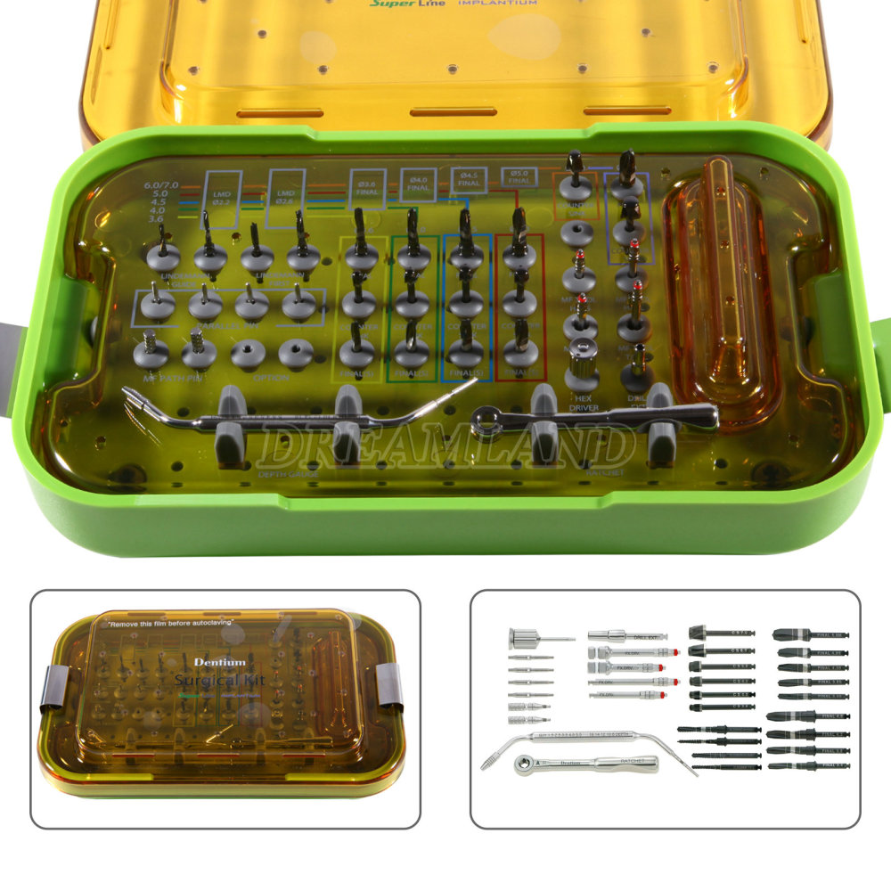 CAS Sinus Lift Implant Advanced Super Line Implantium Surgical Kit Drill
