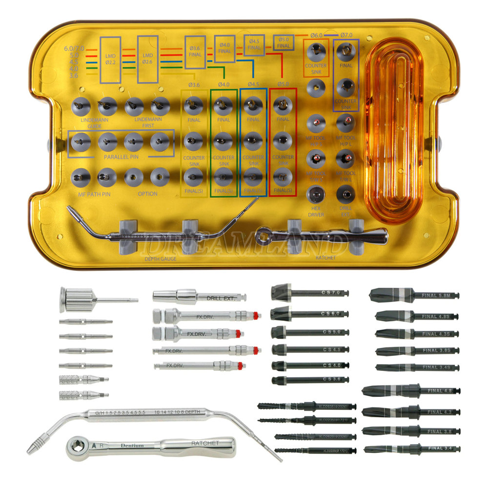 CAS Sinus Lift Implant Advanced Super Line Implantium Surgical Kit Drill