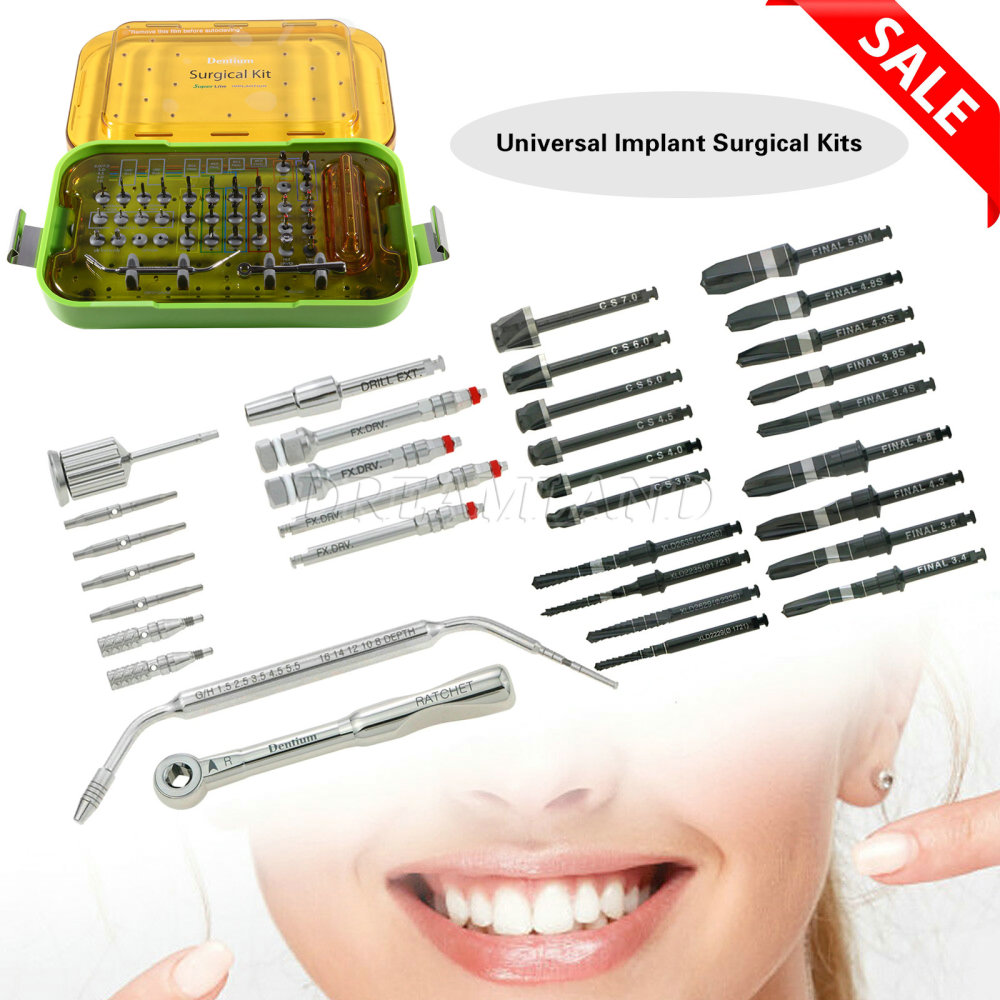 CAS Sinus Lift Implant Advanced Super Line Implantium Surgical Kit Drill