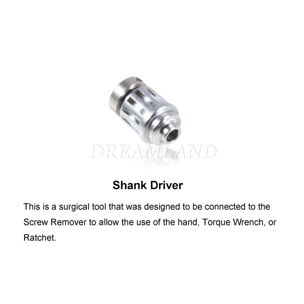 Dental Implant Broken Screw Remover Kit Reverse Drill Guide Driver