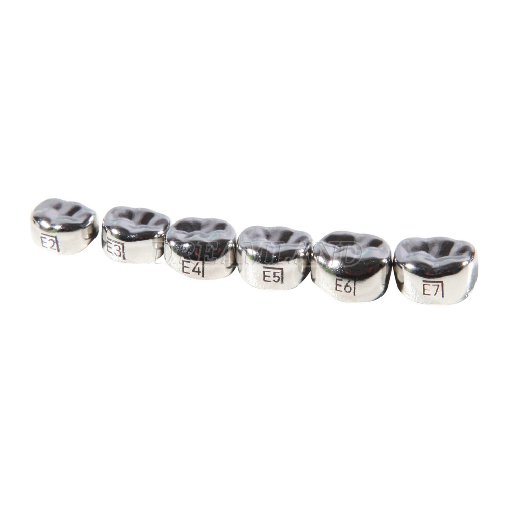 Dental Kids Primary Molar Crown Stainless Steel Pediatric Preformed Crown Set