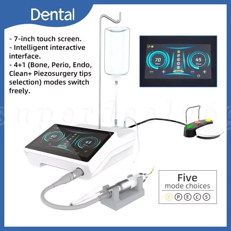 Dental Surgery Piezo Bone Surgery Ultrasonic Bone Cutter With Handpiece Tips