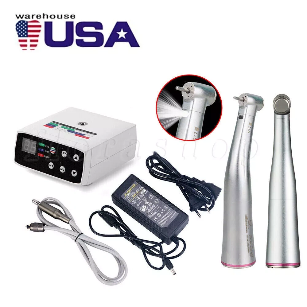 Dental Brushless LED Electric Micro Motor + 1:5 Increasing Handpiece