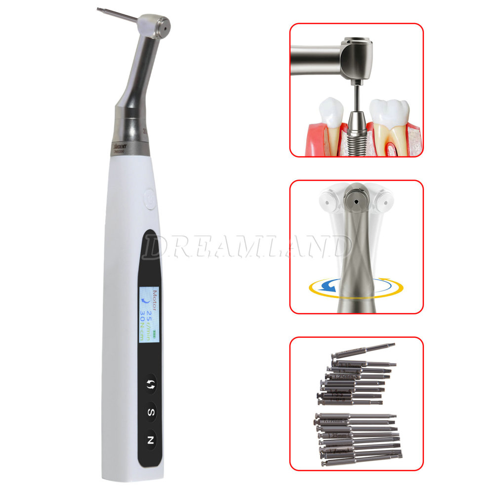 Dental 20:1 Wireless Universal Implant Torque Wrench Electric Driver Kit SANDENT