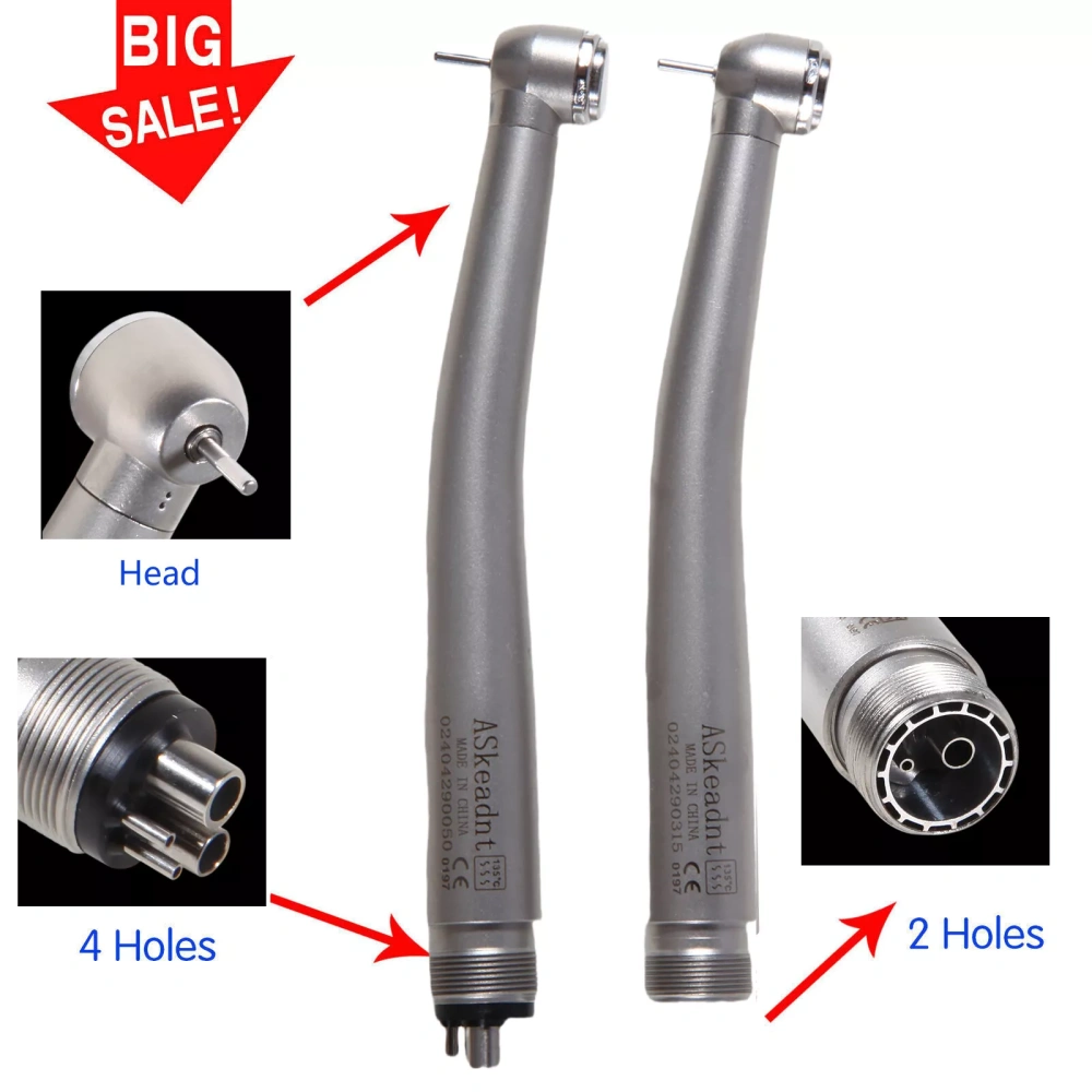 Dental Pana-Max Style High-Speed Handpiece Air Turbine 2/4 Holes Push Button