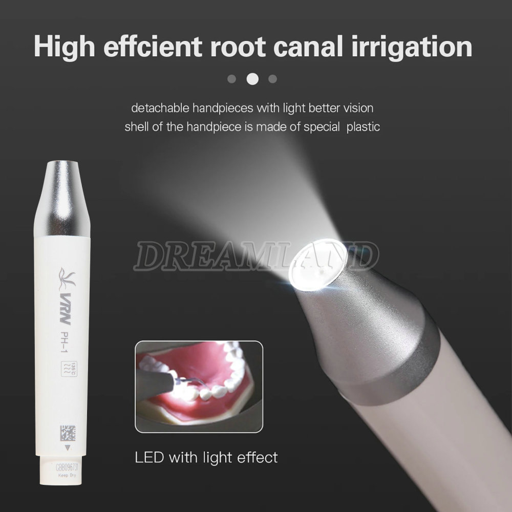 LED Dental Ultrasonic Piezo Scaler w/ Handpiece tips Bottle Fit EMS Woodpecker ship from China