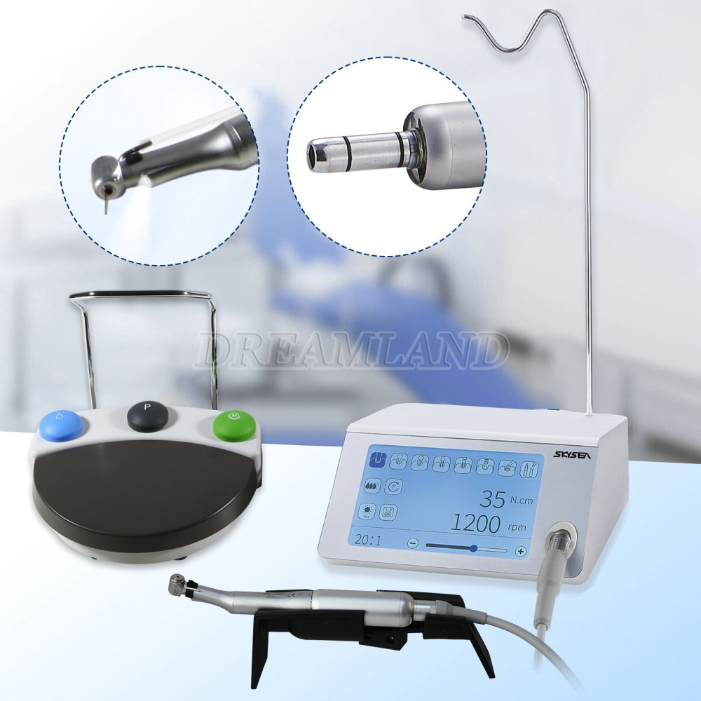 Touch Screen SURGICAL DENTAL LED IMPLANT MOTOR with 20:1 HANDPIECE