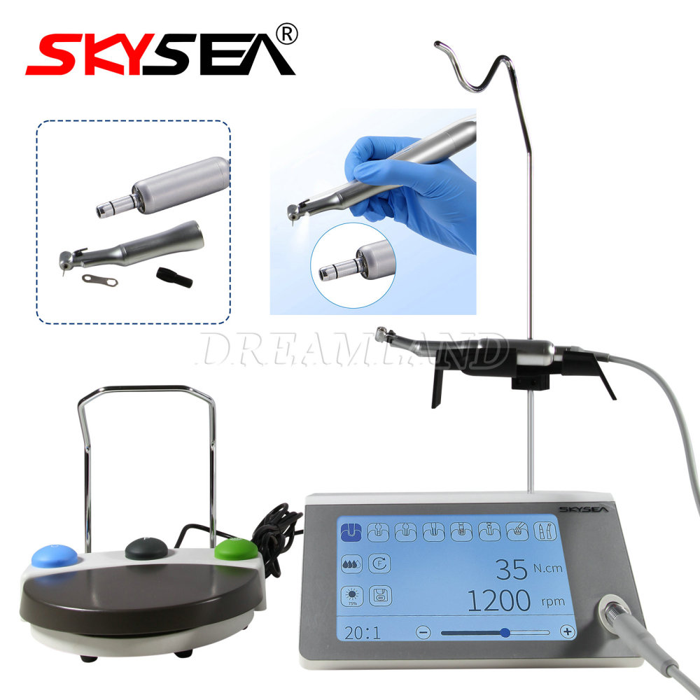 Touch Screen SURGICAL DENTAL LED IMPLANT MOTOR with 20:1 HANDPIECE