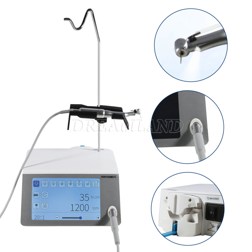 Touch Screen SURGICAL DENTAL LED IMPLANT MOTOR with 20:1 HANDPIECE