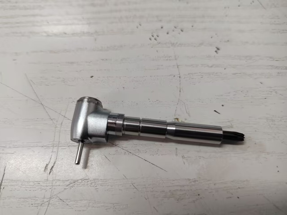 10pcs Dental LED Fiber Optic Contra Angle 1:5 Electric Handpiece fit NSK STYLE from Amber