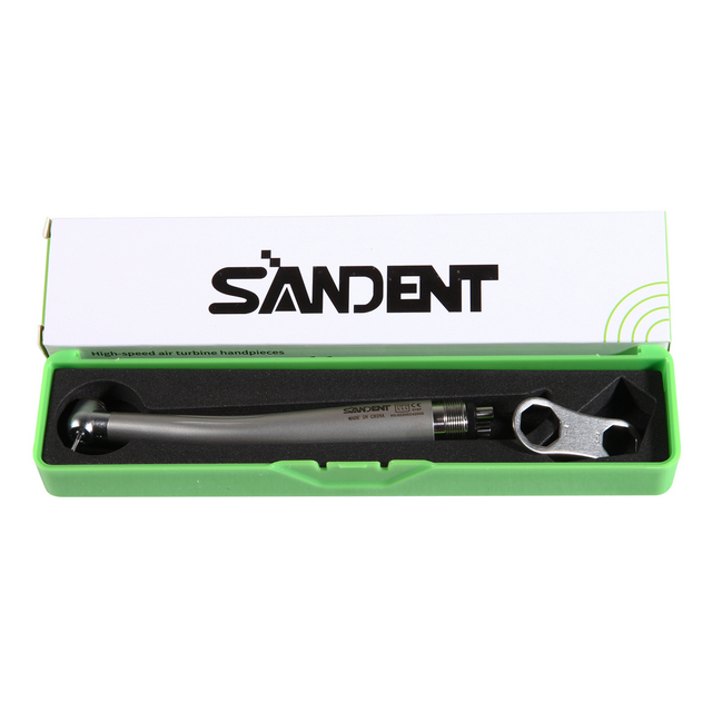 10PCS NSK Style Dental High Speed Handpiece Push Button Type SANDENT PANA 2/4 Hole