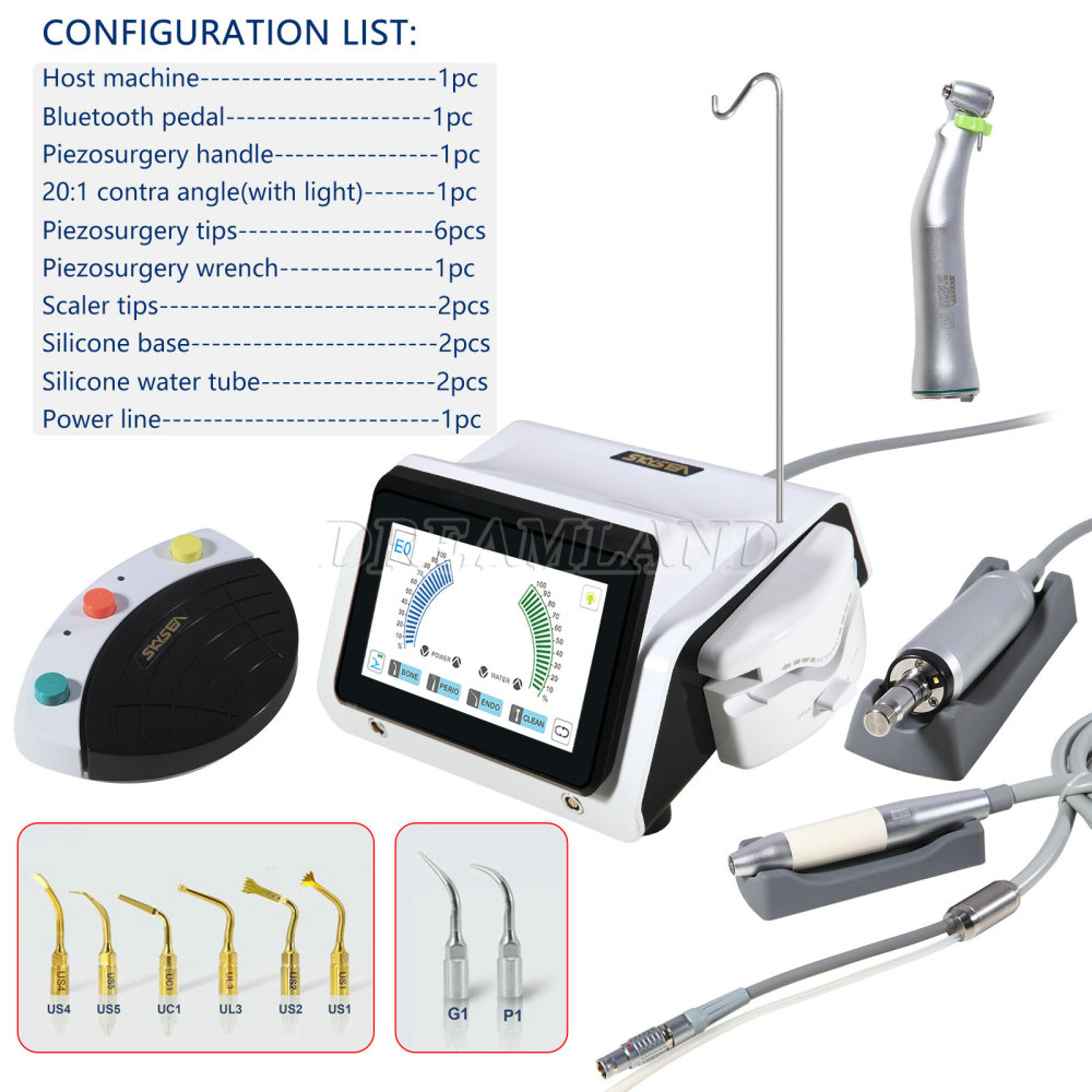 2IN1 Dental Piezo Implant Motor Device & Bone Cutter Surgery
