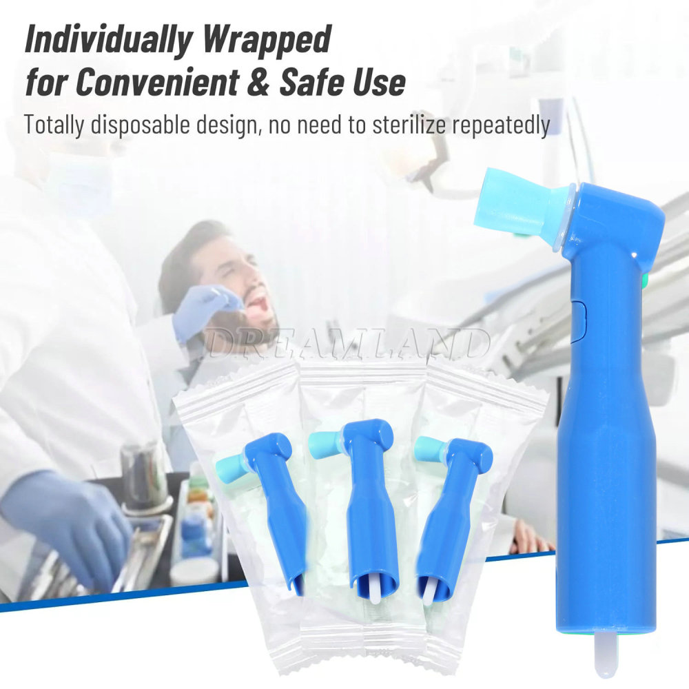 5packs (500pcs) Dental Disposable Prophy Angles Top Quality Latex Free Firm 105°  to USA only