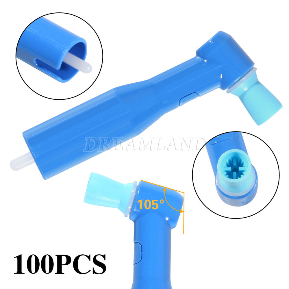 5packs (500pcs) Dental Disposable Prophy Angles Top Quality Latex Free Firm 105°  to USA only