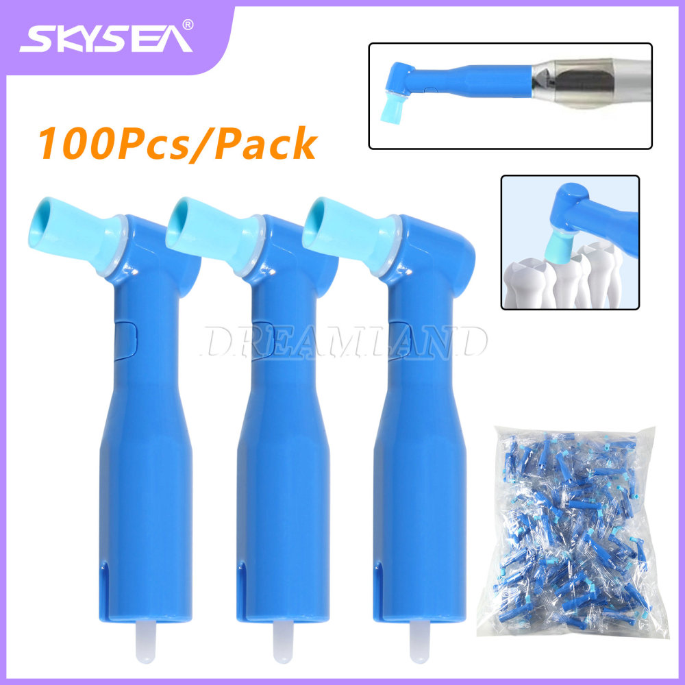 5packs (500pcs) Dental Disposable Prophy Angles Top Quality Latex Free Firm 105°  to USA only