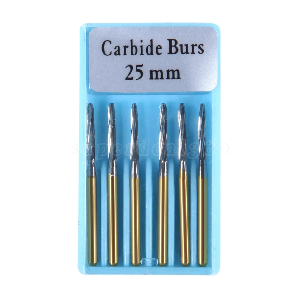 Dental Zekrya Carbide Tungsten Cutters Finishing FG Burs 25mm 28mm