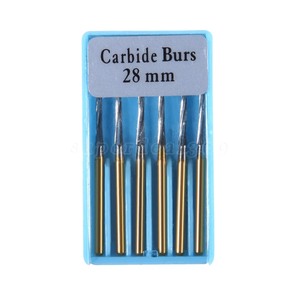 Dental Zekrya Carbide Tungsten Cutters Finishing FG Burs 25mm 28mm