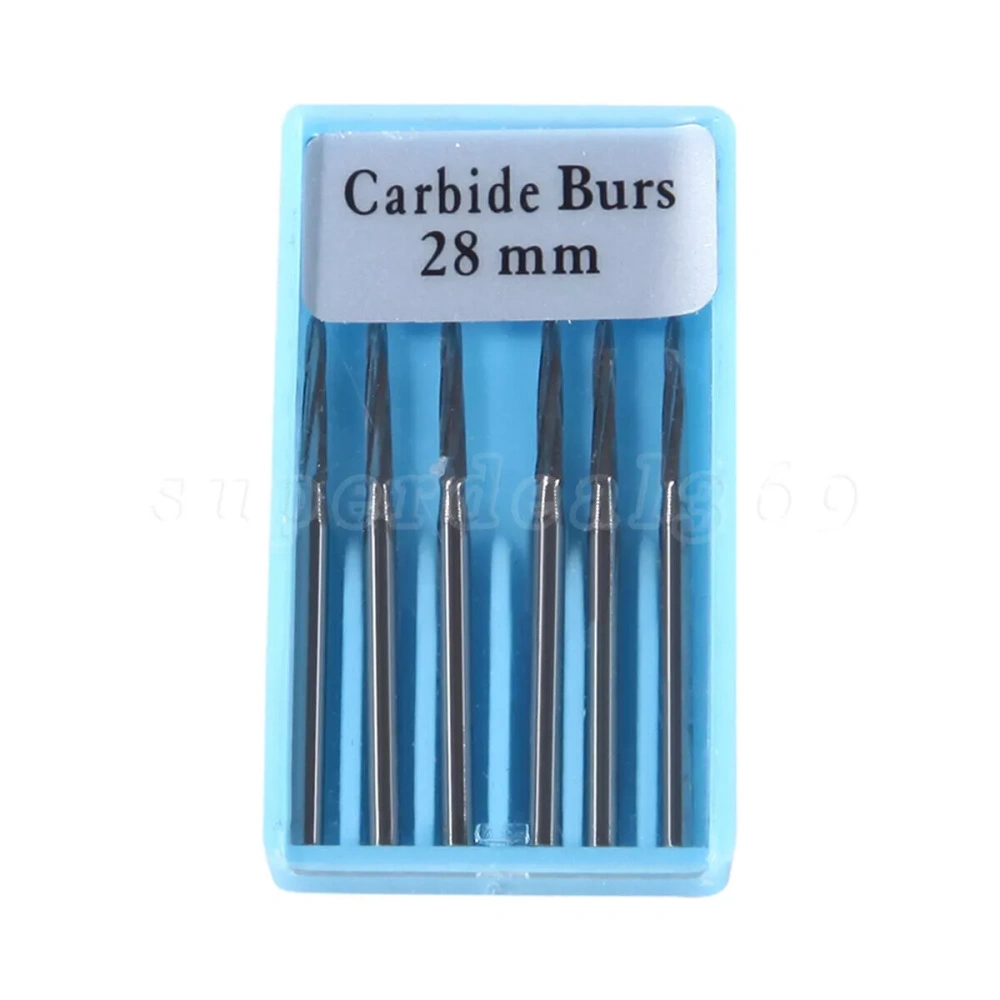 Dental Zekrya Carbide Tungsten Cutters Finishing FG Burs 25mm 28mm
