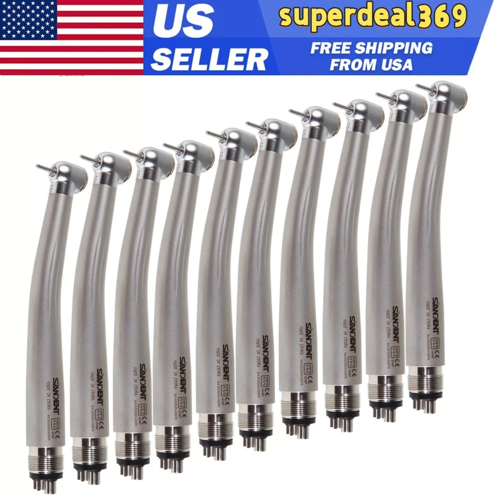 NSK Style Dental High Speed Handpiece Push Button Type 4Hole SANDENT PANA M4