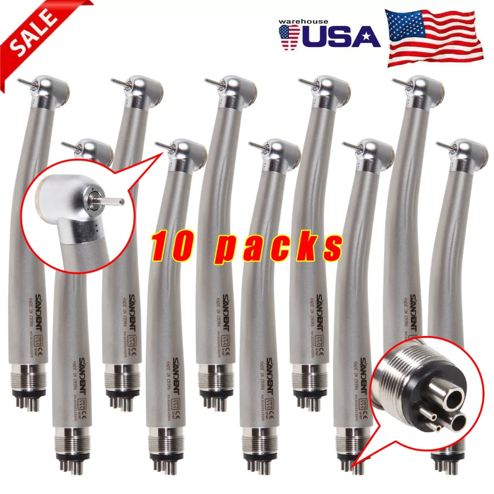 NSK Style Dental High Speed Handpiece Push Button Type 4Hole SANDENT PANA M4