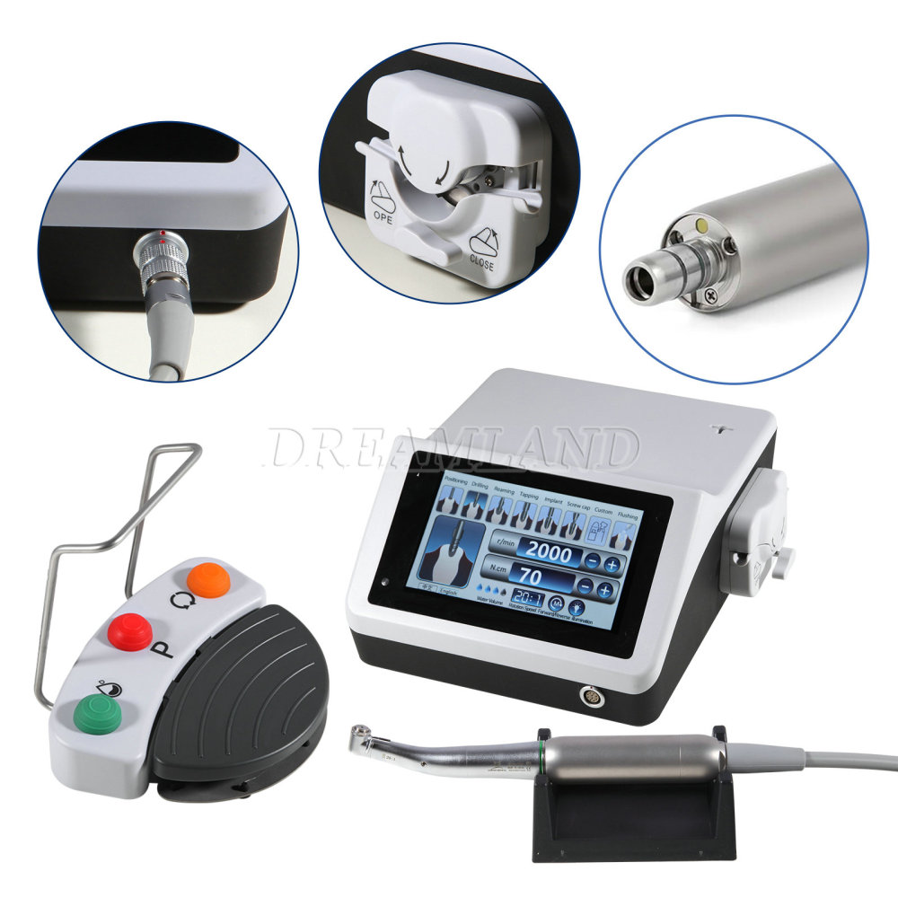 Dental Implant Surgical Brushless Motor +20:1 Handpiece touch screen
