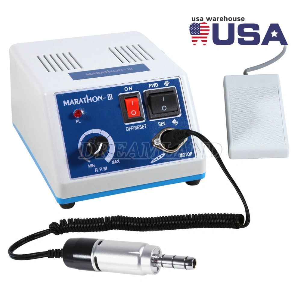 10 sets Dental Lab Marathon Electric Micromotor Polishing Unit + 35K rpm E-type Handpiece
