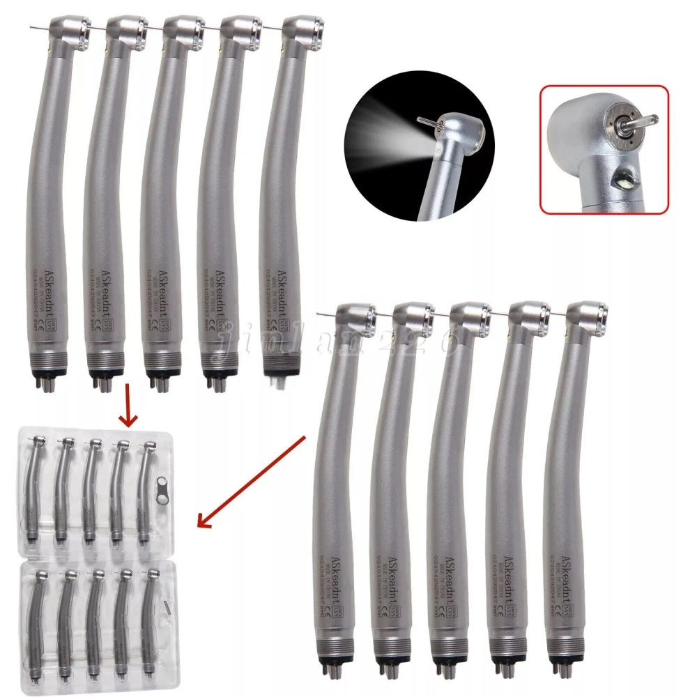 NSK Style E-generator LED fiber optic high speed handpiece 2 Hole/4 Hole