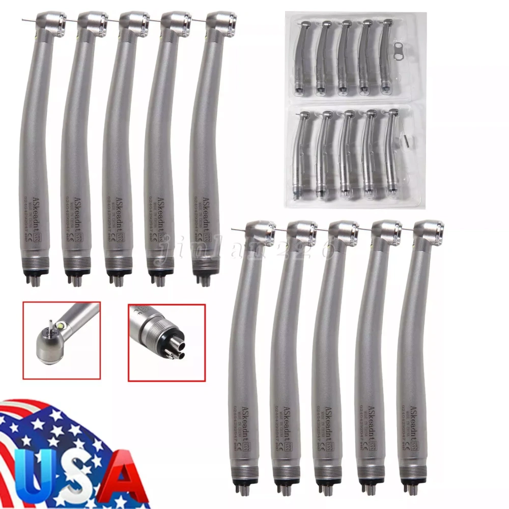 NSK Style E-generator LED fiber optic high speed handpiece 2 Hole/4 Hole